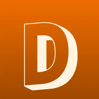 Донер, сеть точек по продаже фастфудной продукции, лого-визитка